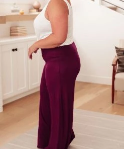 Ave Shops On The Move Knit Pants in Wine - Comfortable & Stylish Bottoms 31 Ave Shops Bottoms & Jeans On The Move Knit Pants In Wine