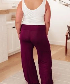 Ave Shops On The Move Knit Pants in Wine - Comfortable & Stylish Bottoms 32 Ave Shops Bottoms & Jeans On The Move Knit Pants In Wine