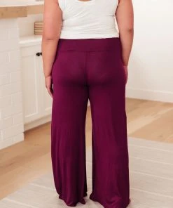 Ave Shops On The Move Knit Pants in Wine - Comfortable & Stylish Bottoms 33 Ave Shops Bottoms & Jeans On The Move Knit Pants In Wine