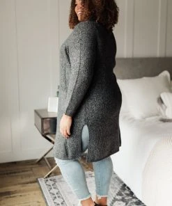 Ave Shops One Of The Girls Cardi In Charcoal Clothing