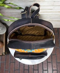 American Darling Orange Aztec Traveler Backpack