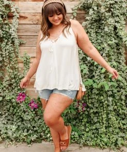 Ave Shops Ordinary Fun Tank In White Clothing