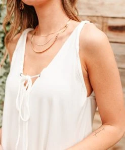 Ave Shops Ordinary Fun Tank In White Clothing