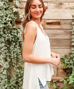 Ave Shops Ordinary Fun Tank In White Clothing