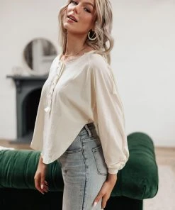 Ave Shops Clothing Osaka Top In Cream