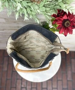 Sixtease Paisley & Cowhide Tote Handbag Handbags & Wallets