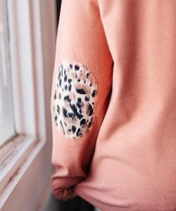 Ave Shops Mauve Patched Hoodie Cardigan - Soft & Stylish Outerwear 27 Ave Shops Patches + Spots Mauve Hoodie Cardigans, Sweaters, Outerwear