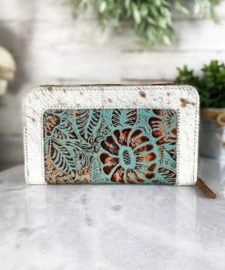 Myra Patina Daze Cowhide Zip Wallet
