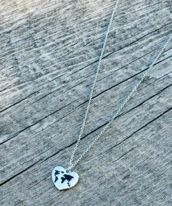 Wfs Petite Heart Globe Necklace