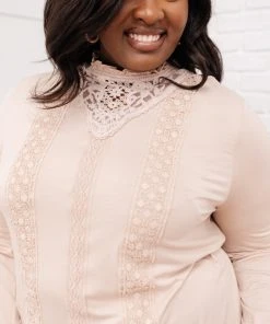 Ave Shops Picture This Blush Long Sleeve Top - Stylish & Comfortable Women's Blouse 33 Ave Shops Picture This Top In Blush Clothing