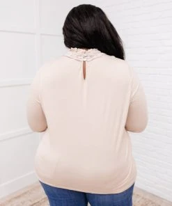 Ave Shops Picture This Blush Long Sleeve Top - Stylish & Comfortable Women's Blouse 41 Ave Shops Picture This Top In Blush Clothing