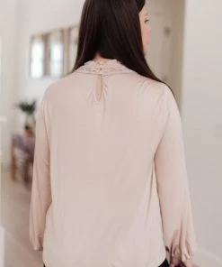 Ave Shops Picture This Blush Long Sleeve Top - Stylish & Comfortable Women's Blouse 40 Ave Shops Picture This Top In Blush Clothing