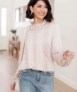 Ave Shops Picture This Top In Blush Clothing