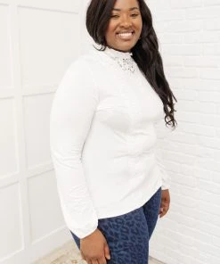 Ave Shops Picture This Top - Off White Long Sleeve Blouse for Women 40 Ave Shops Picture This Top In Off White Clothing