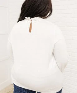 Ave Shops Picture This Top - Off White Long Sleeve Blouse for Women 43 Ave Shops Picture This Top In Off White Clothing