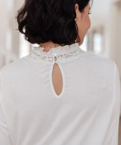 Ave Shops Picture This Top - Off White Long Sleeve Blouse for Women 49 Ave Shops Picture This Top In Off White Clothing