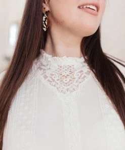 Ave Shops Picture This Top - Off White Long Sleeve Blouse for Women 31 Ave Shops Picture This Top In Off White Clothing