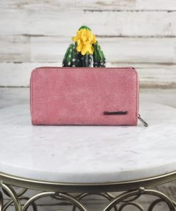 Montana West Pink Canvas Aztec Wallet Handbags & Wallets