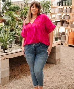 Ave Shops Clothing Pink Oasis Top