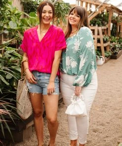 Ave Shops Clothing Pink Oasis Top