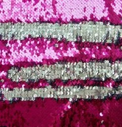 Shiloh Pink & Silver Sequin Headstall Set