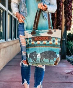 Hopofly Plain Horizon Tote Handbag