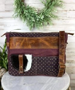Sixtease Plum Star Spirit Cowhide Crossbody Handbag Handbags & Wallets