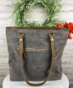 Myra Handbags & Wallets Plum & Beige Aztec Tote Handbag