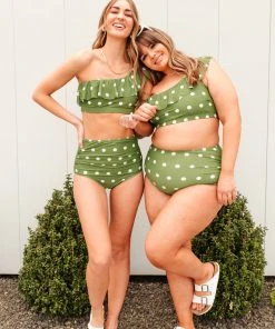 Ave Shops Polka Dot Oasis Swimsuit Top | Stylish & Comfortable Women's Swimwear 38 Ave Shops Swim Wear Polka Dot Oasis Swimsuit Top