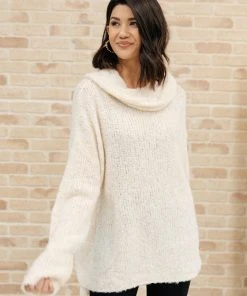 Ave Shops Popcorn And A Movie Sweater In Ivory