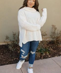 Ave Shops Popcorn And A Movie Sweater In Ivory