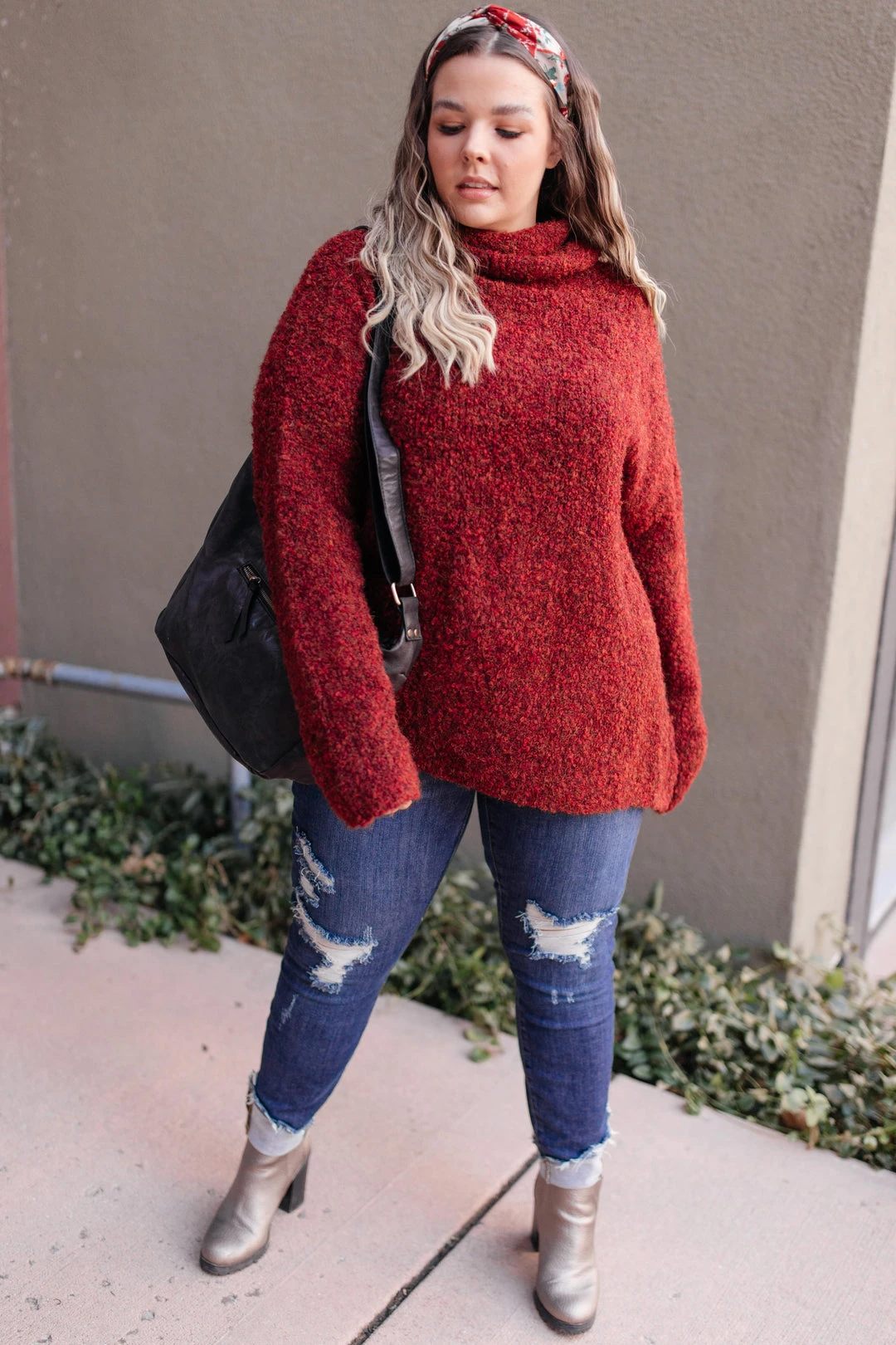 Ave Shops Popcorn And A Movie Sweater - Cozy Tomato Red Cardigan for Women 9 Ave Shops Popcorn And A Movie Sweater In Tomato Clothing