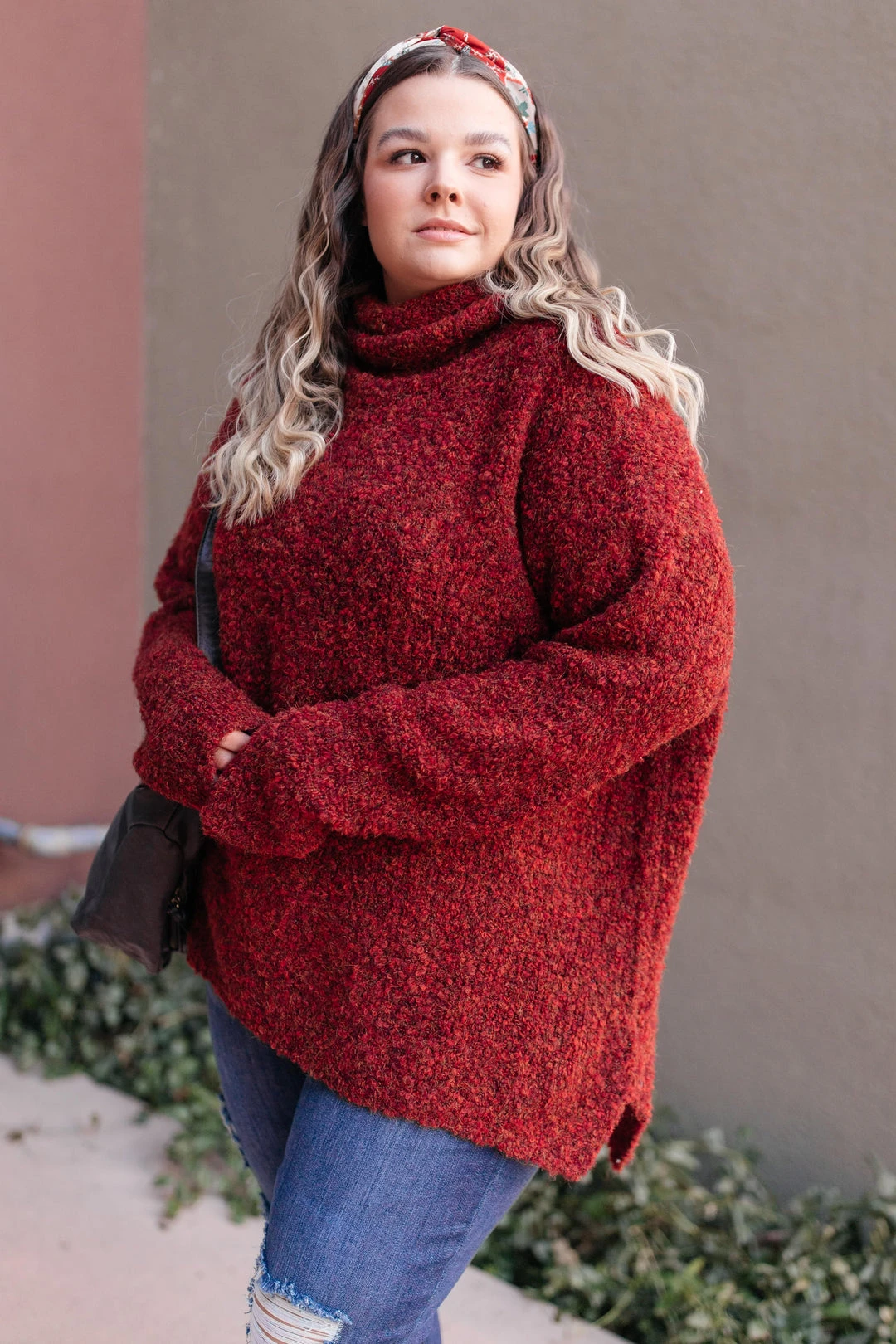 Ave Shops Popcorn And A Movie Sweater - Cozy Tomato Red Cardigan for Women 7 Ave Shops Popcorn And A Movie Sweater In Tomato Clothing