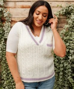 Ave Shops Power Girl Sweater Vest