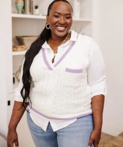 Ave Shops Power Girl Sweater Vest