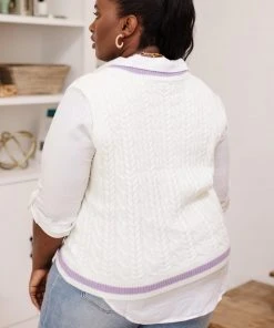 Ave Shops Power Girl Sweater Vest