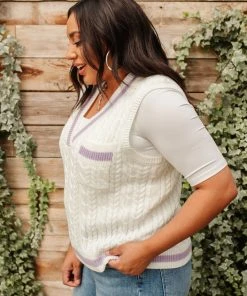 Ave Shops Power Girl Sweater Vest