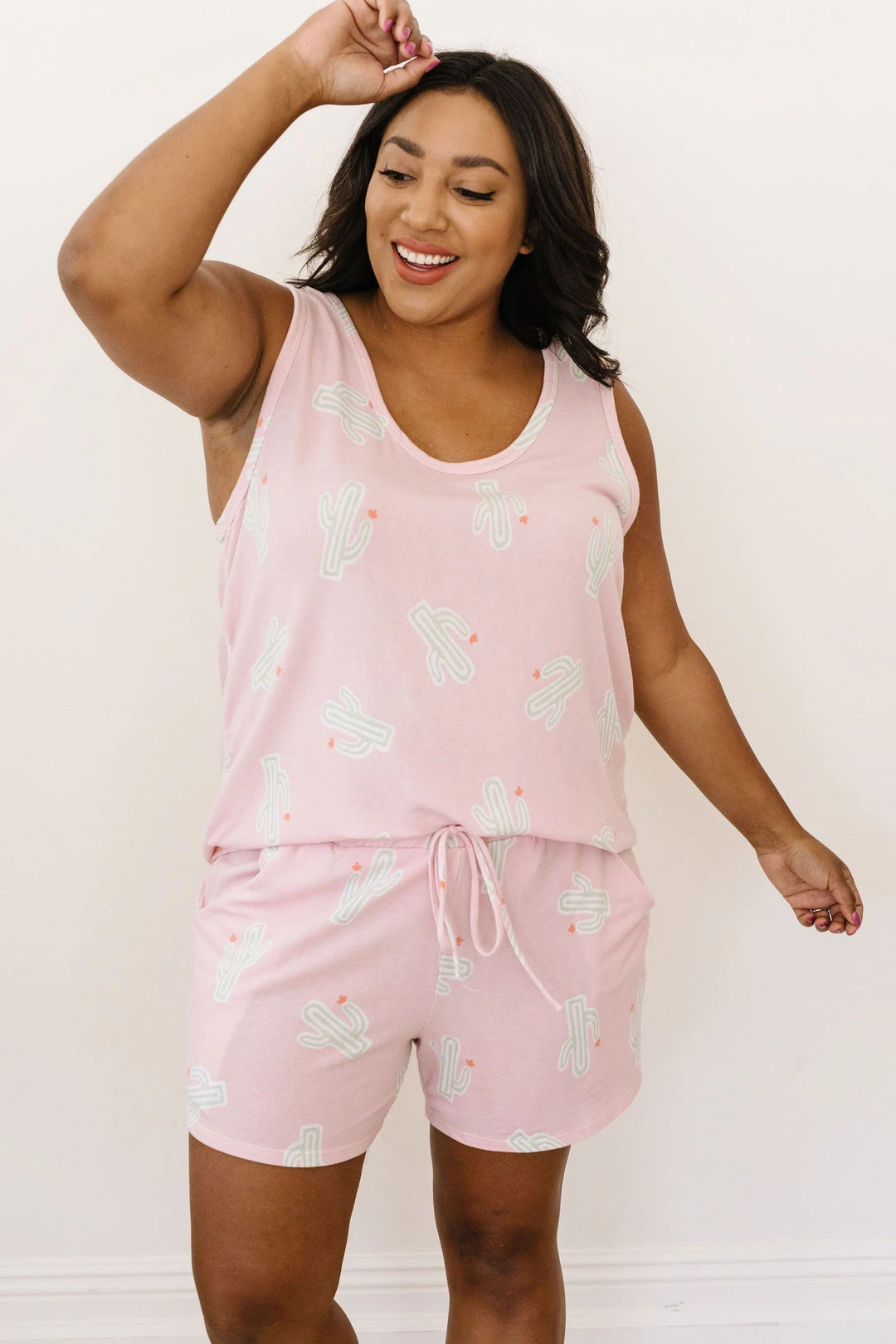 Ave Shops Prickly But Soft Pink Shorts - Lounge & Active Wear 10 Ave Shops Lounge & Active Wear Prickly But Soft Shorts In Pink