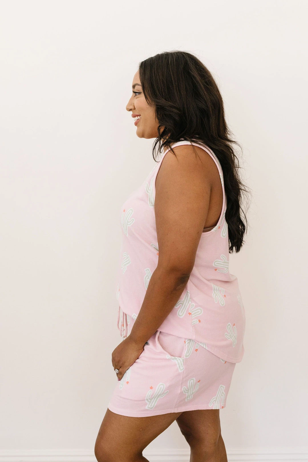 Ave Shops Prickly But Soft Pink Shorts - Lounge & Active Wear 11 Ave Shops Lounge & Active Wear Prickly But Soft Shorts In Pink