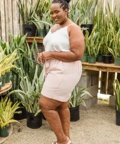 Ave Shops Prim & Pretty Gingham Tie Shorts - New Arrivals | Stylish & Comfortable Bottoms 27 Ave Shops Prim & Pretty Gingham Tie Shorts New Arrivals