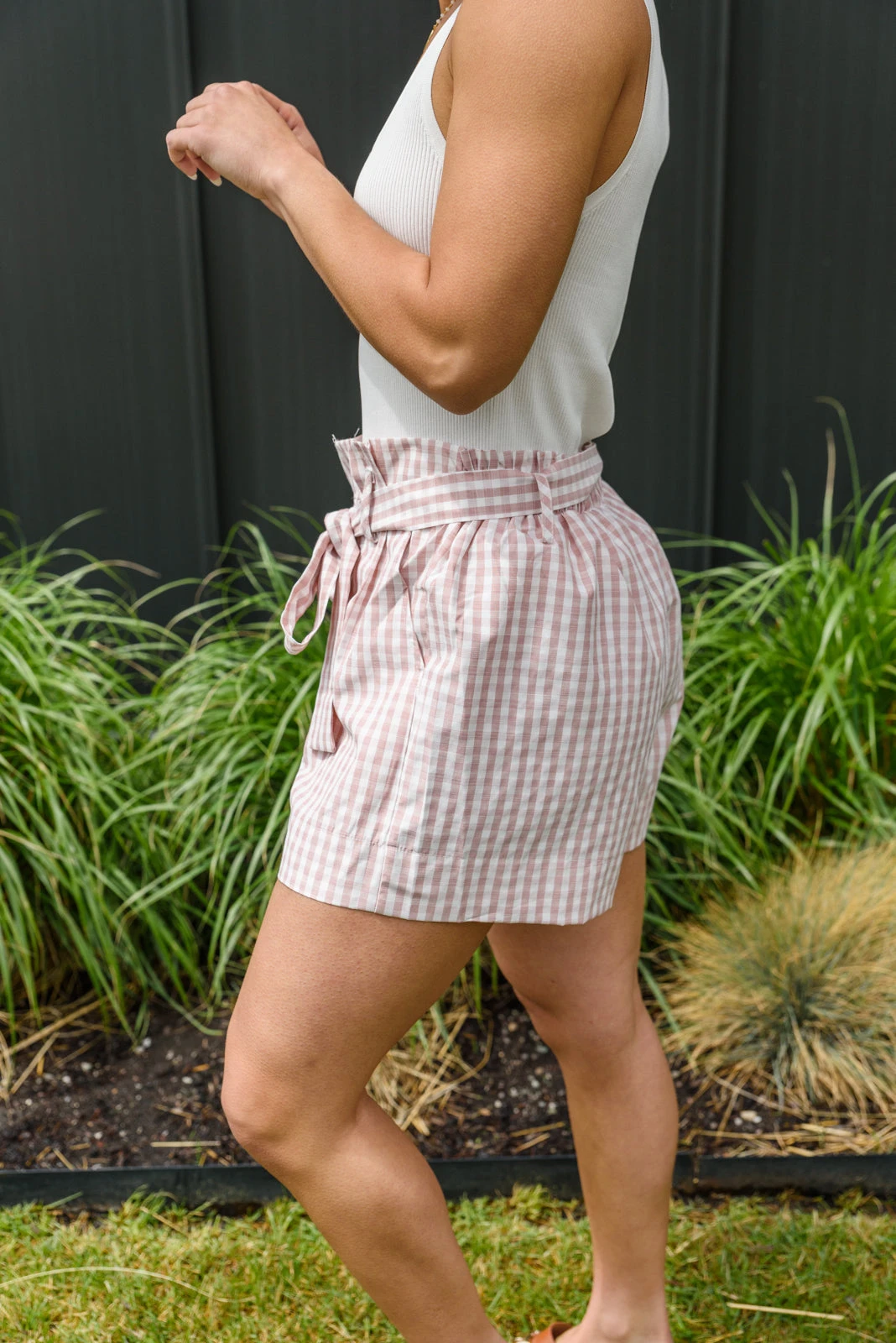 Ave Shops Prim & Pretty Gingham Tie Shorts - New Arrivals | Stylish & Comfortable Bottoms 10 Ave Shops Prim & Pretty Gingham Tie Shorts New Arrivals