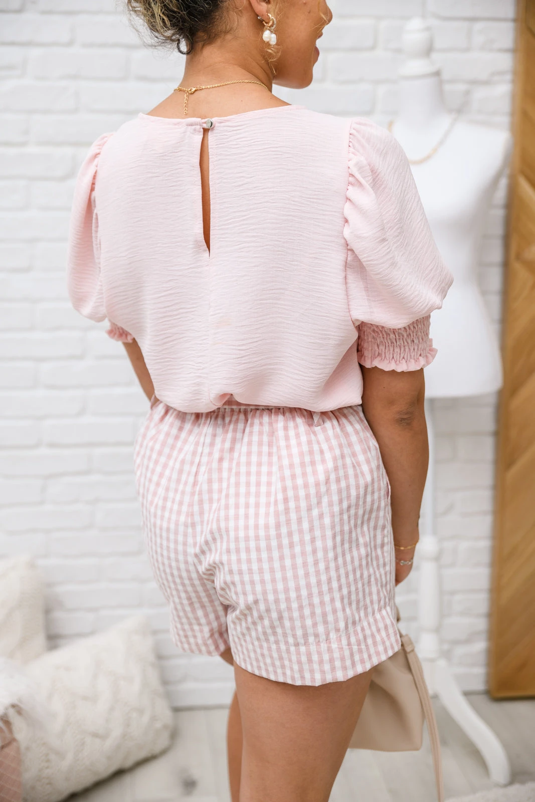 Ave Shops Prim & Pretty Gingham Tie Shorts - New Arrivals | Stylish & Comfortable Bottoms 12 Ave Shops Prim & Pretty Gingham Tie Shorts New Arrivals