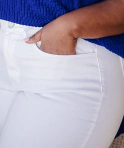 Ave Shops Bottoms & Jeans Pure White High Waist Boot Cut Jeans