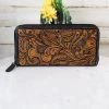 Myra Quinn Tooled Zip Wallet