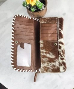 Myra Handbags & Wallets Ready To Blossom Cowhide Wallet