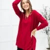 Ave Shops Red Carpet Tunic Top Clothing