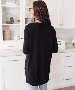 Ave Shops Clothing Red Carpet Tunic Top In Black