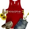 The Cinchy Cowgirl Red Chickens Graphic Tank - Stylish & Comfortable Women's Tank Top 2 The Cinchy Cowgirl Red Chickens Graphic Tank