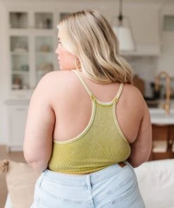 Ave Shops Short Sleeve Tops Rendezvous Crop Tank In Mustard