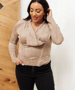 Ave Shops Clothing Ride With Me Suede Jacket